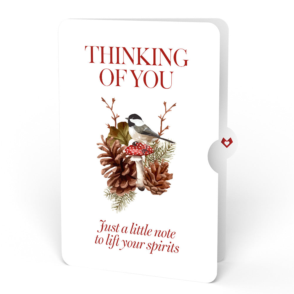 Fall Forest Floor Thinking of You Pop-Up Card and Sentiment Set