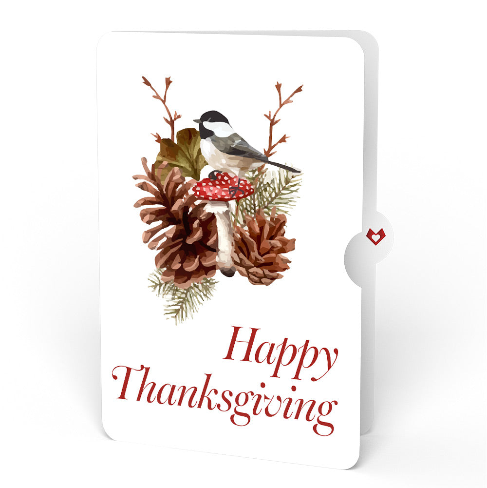 Fall Forest Floor Thanksgiving Pop-Up Card and Sentiment Set