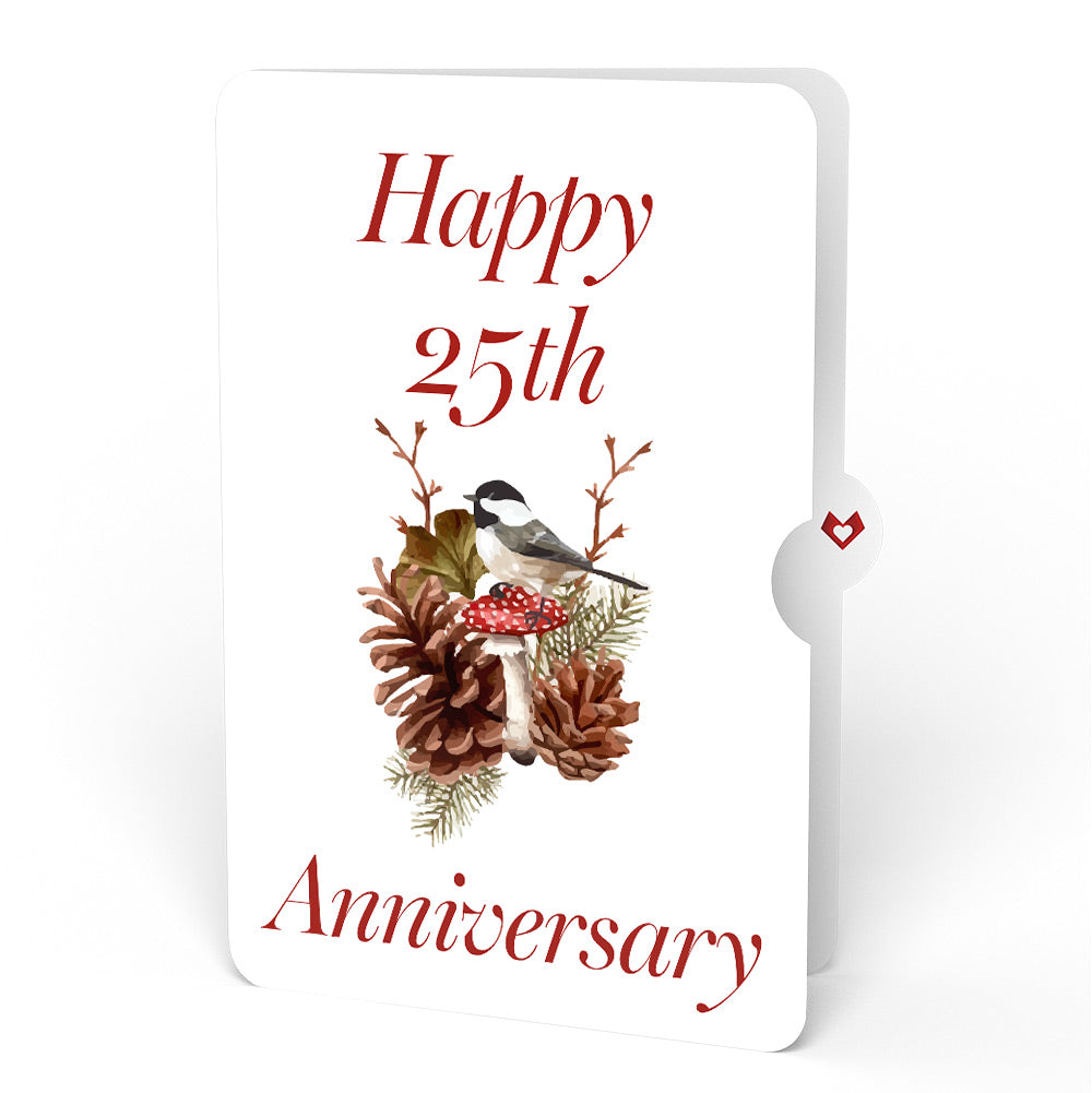 Fall Forest Floor 25th Anniversary Pop-Up Card and Sentiment Set, image size:1000x1001