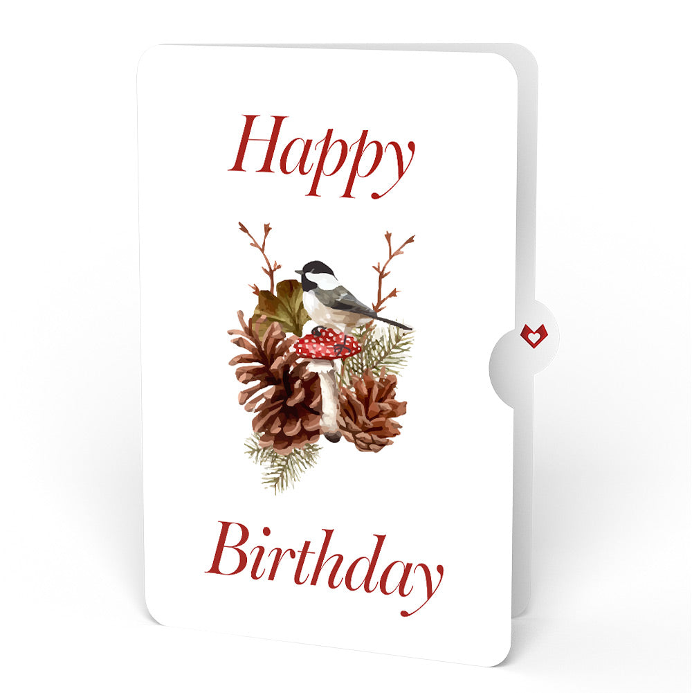 Fall Forest Floor Birthday Pop-Up Card and Sentiment Set