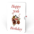 Fall Forest Floor 30th Birthday Pop-Up Card and Sentiment Set