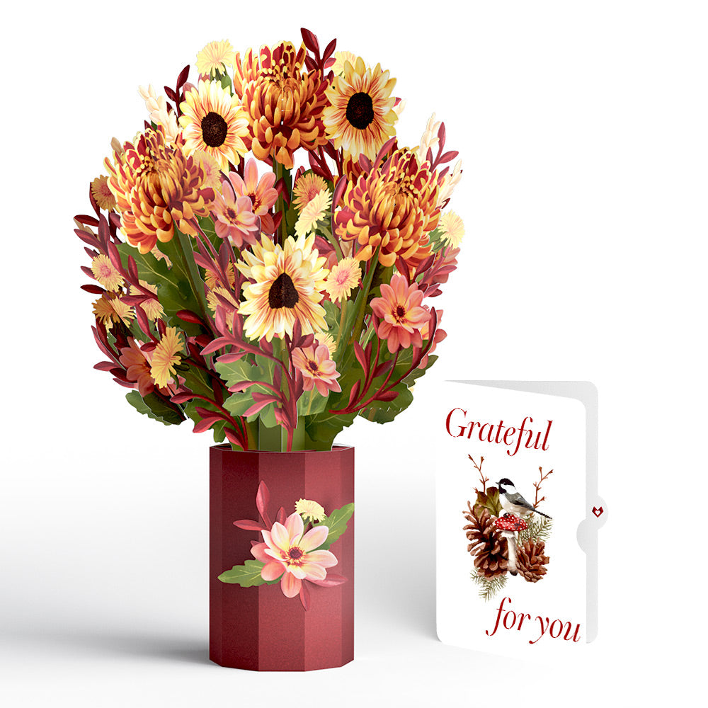 Fall Sunshine Appreciation Bouquet and Sentiment Set