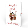Fall Sunshine 50th Anniversary Bouquet and Sentiment Set