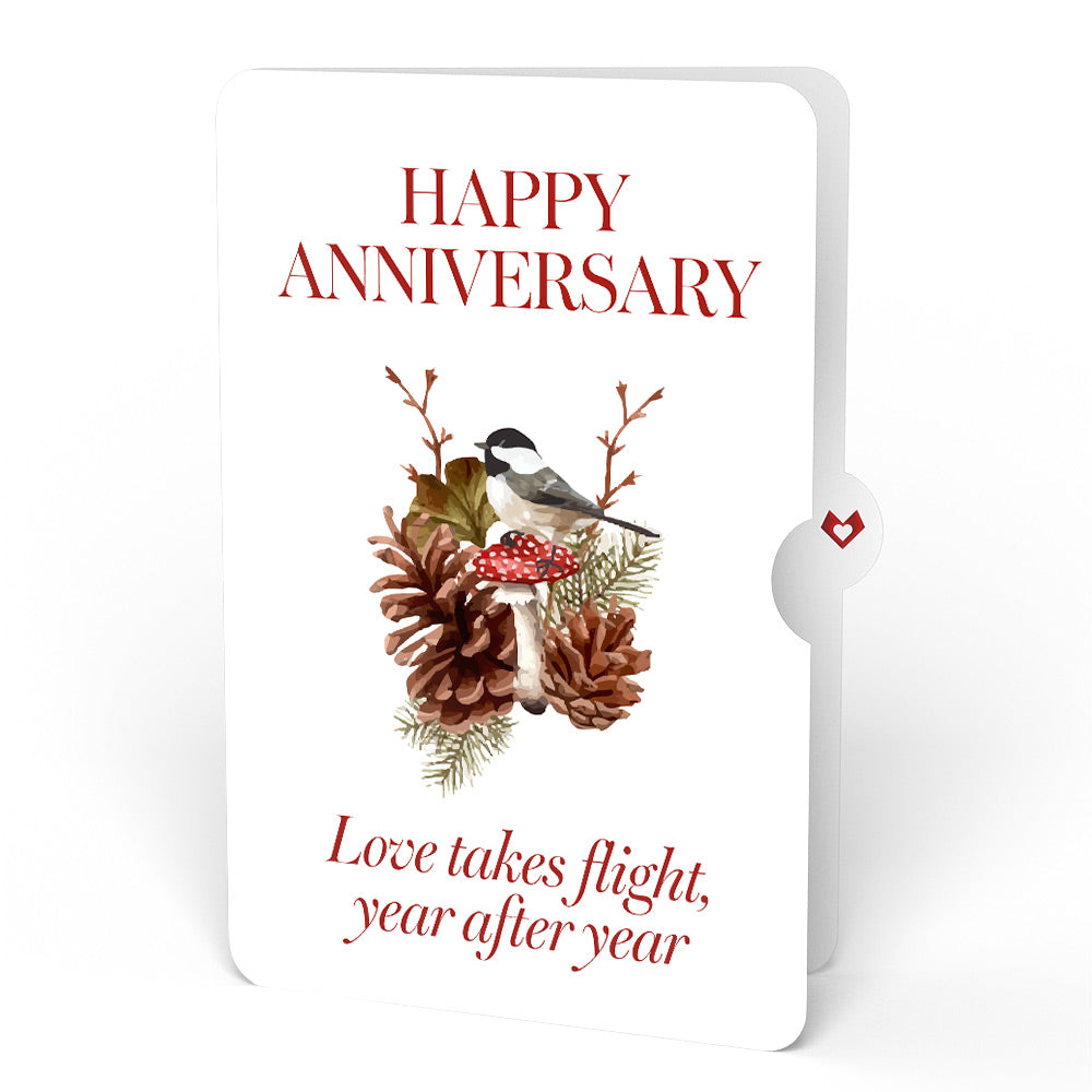 Thankful Anniversary Wreath and Love Takes Flight Sentiment Set