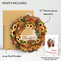 Thankful Thanksgiving Wreath and Sentiment Set