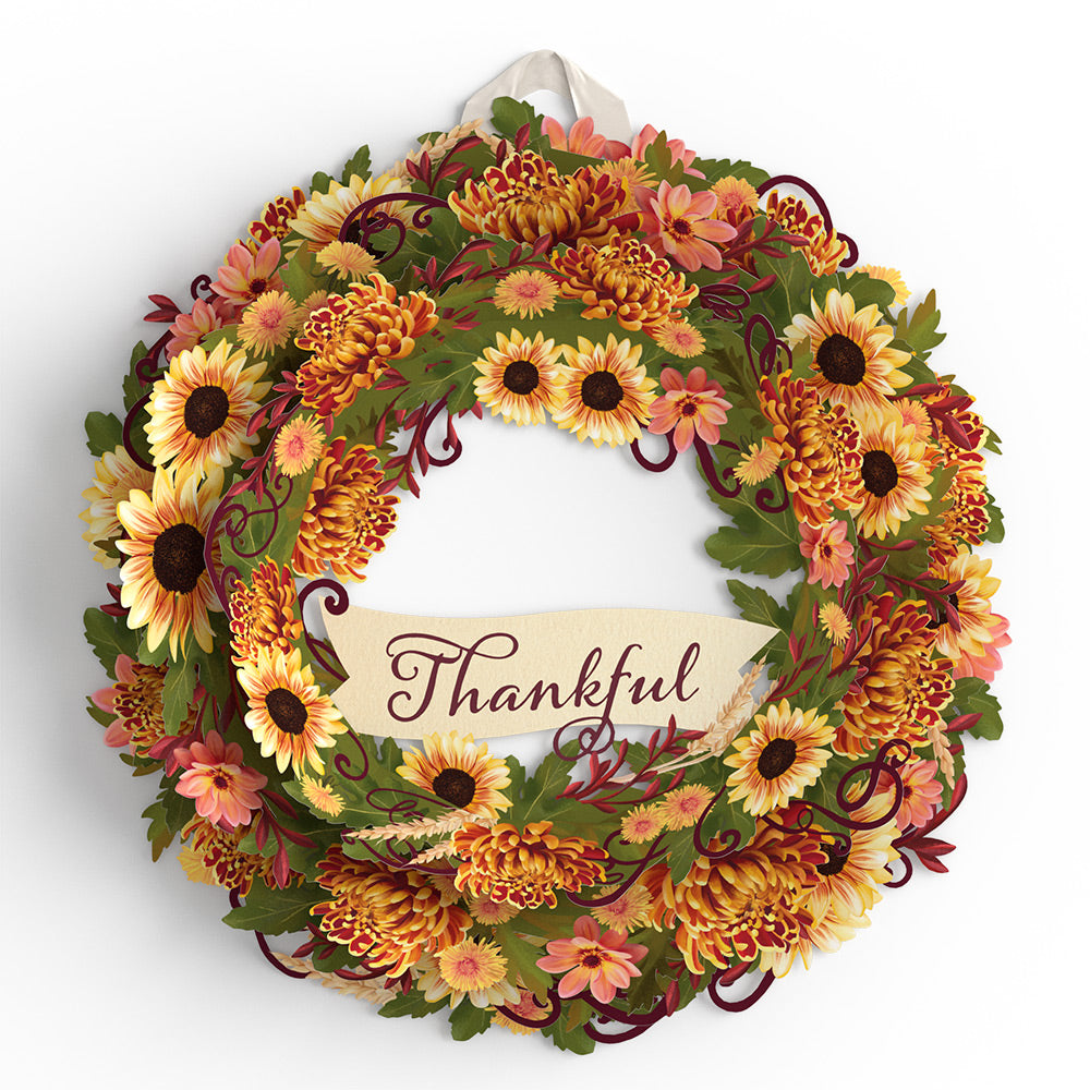 Thankful 18th Birthday Wreath and Sentiment Set