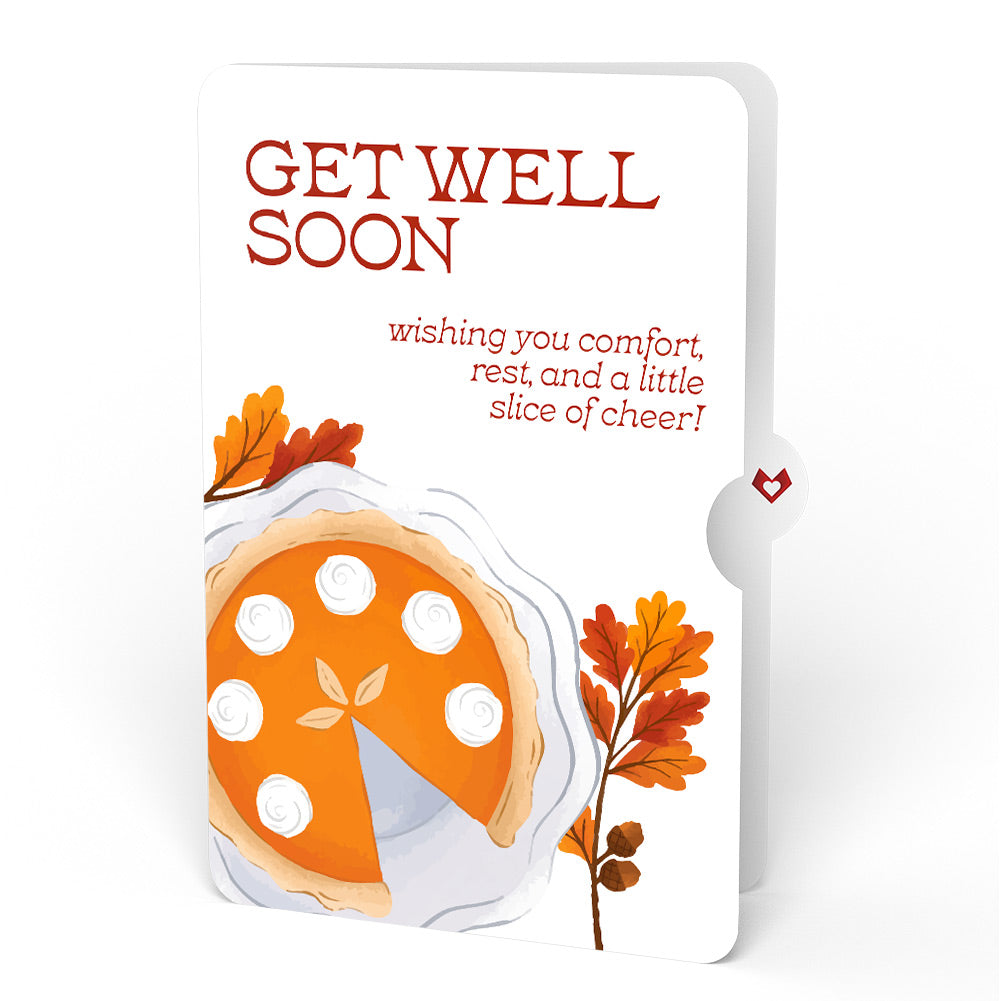 Pumpkin Pie Get Well Soon Pop-Up Card and Sentiment Set