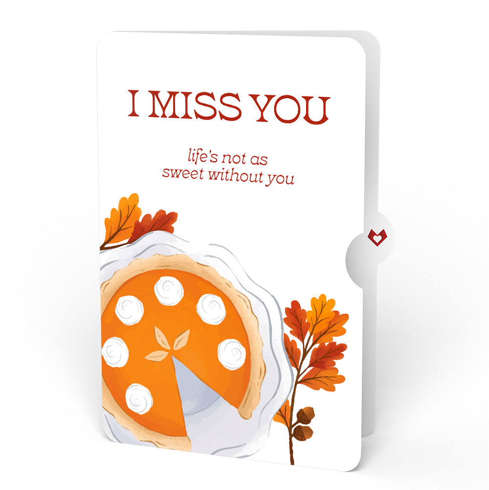Pumpkin Pie Miss You Pop-Up Card and Sentiment Set