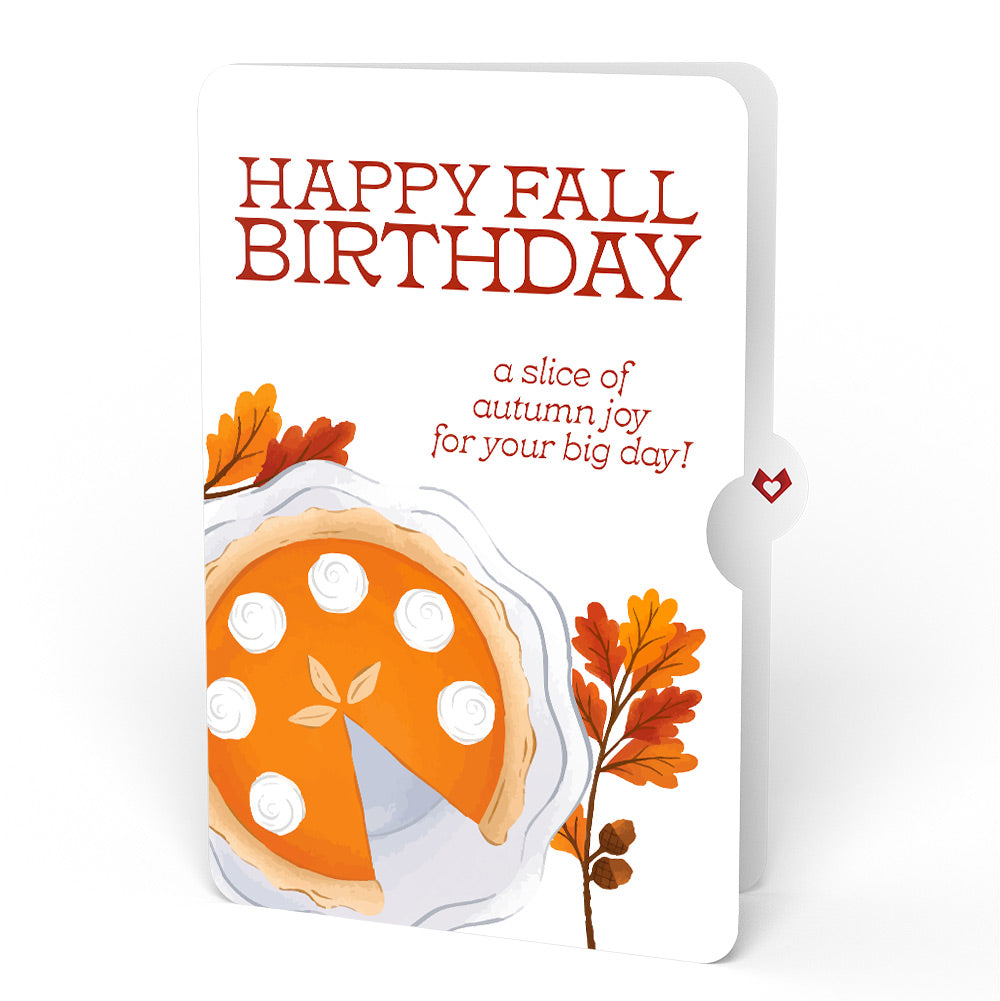 Pumpkin Pie Fall Birthday Pop-Up Card and Sentiment Set