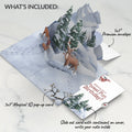 Snowfall's Hush Birthday Pop-Up Card and Forest Fun Sentiment Set