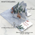 Snowfall's Hush First Christmas Pop-Up Card and Sentiment Set for Partner