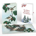 Winter Chickadees Love Pop-Up Card and You Warm My Heart Sentiment Set