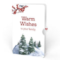 Winter Chickadees Pop-Up Card and Warm Wishes Sentiment Set for Family