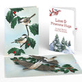 Winter Chickadees Pop-Up Card and Sentiment Set for Family