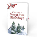 Winter's Eve Vigil Birthday Pop-Up Card and Forest Fun Sentiment Set