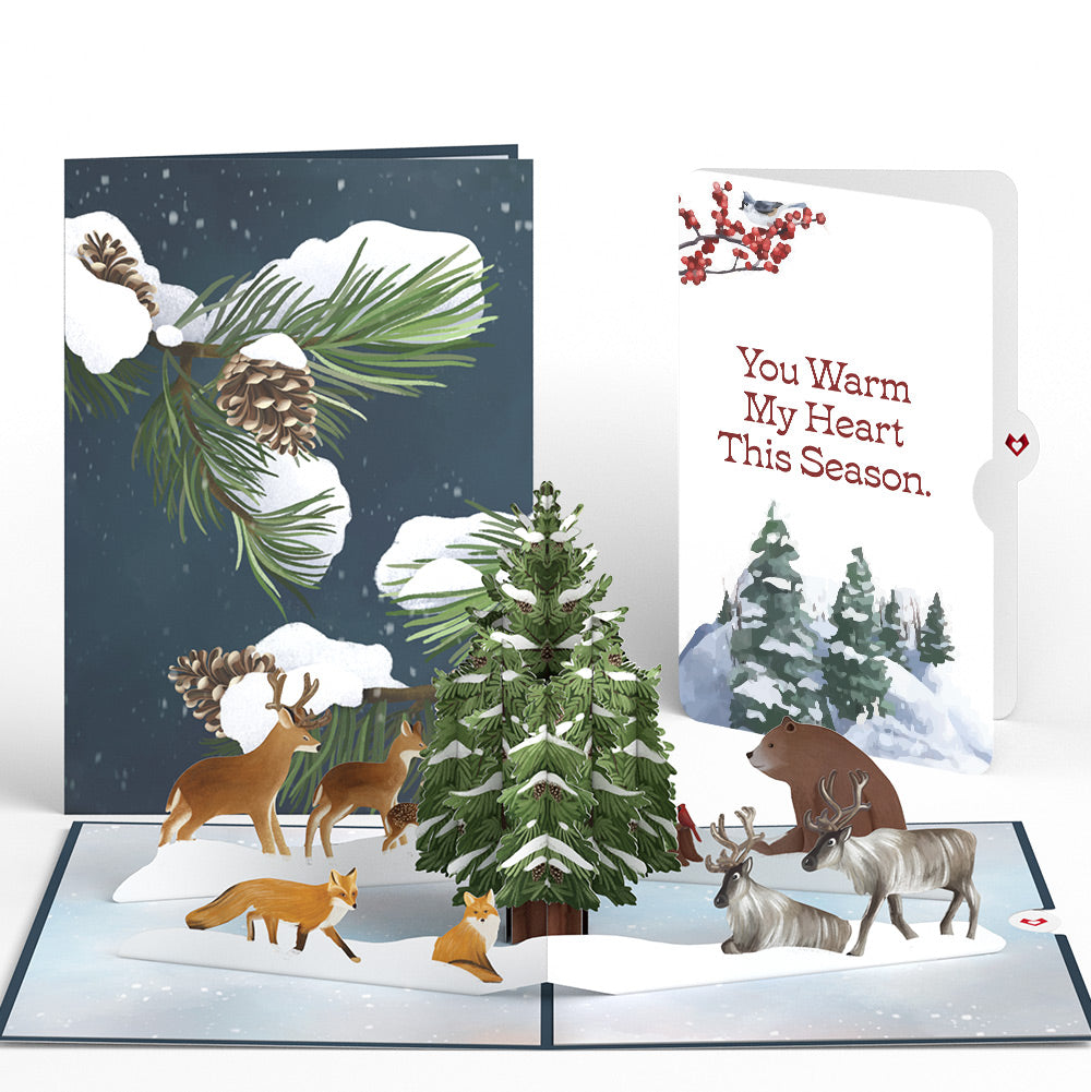 Winter's Eve Vigil Love Pop-Up Card and Sentiment Set