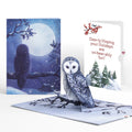 Snowy Owl Christmas Pop-Up Card and Sentiment Set