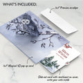 Snowy Owl Winter Pop-Up Card and Warm Wishes Sentiment Set for Family