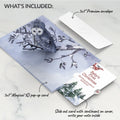 Snowy Owl First Christmas Pop-Up Card and Sentiment Set for Baby