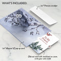 Snowy Owl Winter Pop-Up Card and Sentiment Set for Friend