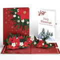 Poinsettia & Pine First Christmas Pop-Up Card and Sentiment Set