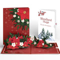 Poinsettia & Pine Winter Pop-Up Card and Sentiment Set