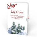 Winter Wishes Mountain Village First Christmas Light-Up Pop-Up Card and Sentiment Set for Partner