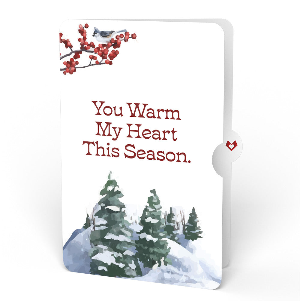Winter Wishes Mountain Village Love Light-Up Pop-Up Card and Sentiment Set