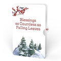 Winter Wishes Mountain Village Light-Up Pop-Up Card and Countless Blessings Sentiment Set