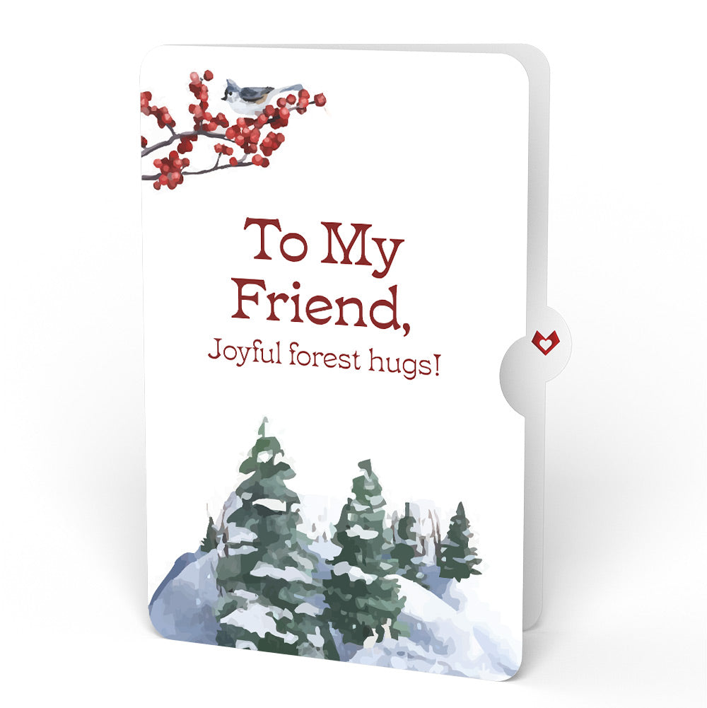 Winter Wishes Mountain Village Light-Up Pop-Up Card and Sentiment Set for Friend