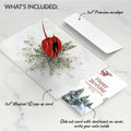 Winter Cardinal Birthday Pop-Up Card and Sentiment Set