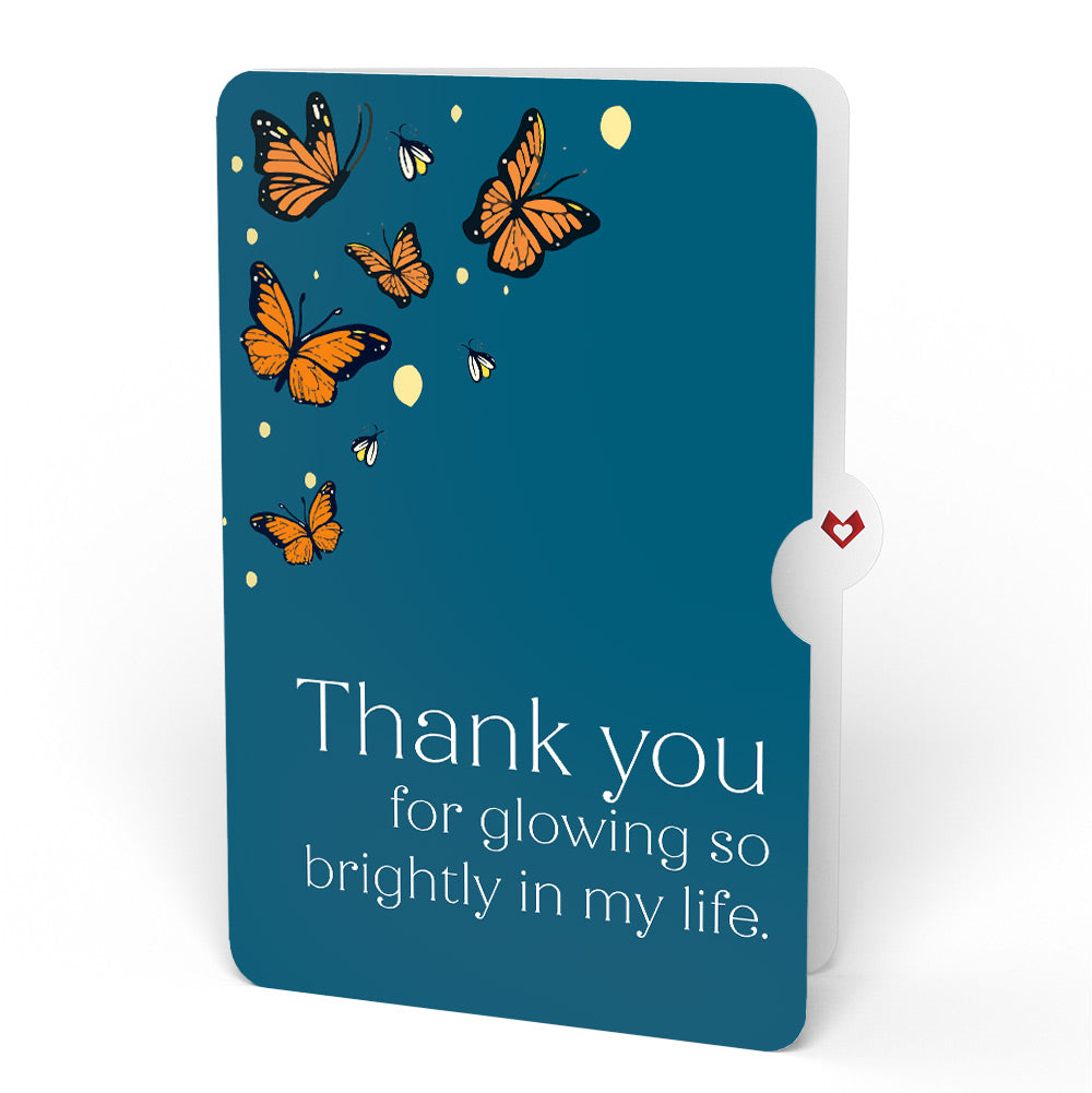 Thinking of You Butterfly Jar Thank You Light-Up Pop-Up Card and Sentiment Set