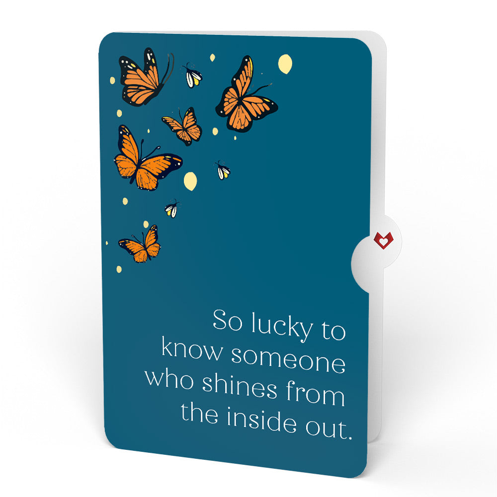 Thinking of You Butterfly Jar Appreciation Light-Up Pop-Up Card and Sentiment Set