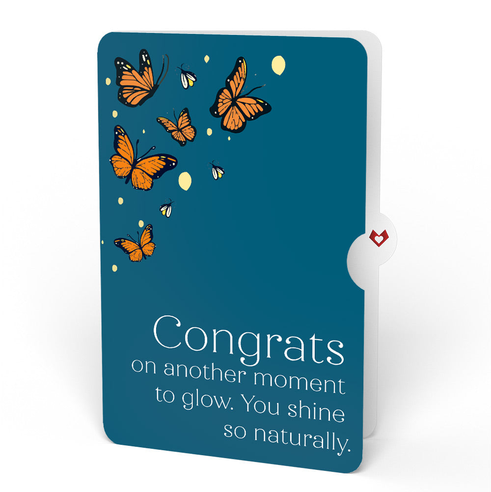 Thinking of You Butterfly Jar Congratulations Light-Up Pop-Up Card and Sentiment Set