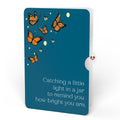 Thinking of You Butterfly Jar Encouragement Light-Up Pop-Up Card and Sentiment Set