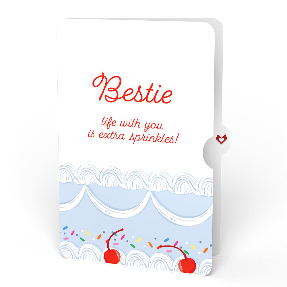 Sprinkled with Love Birthday Cake Pop-Up Card and Sentiment Set for Bestie