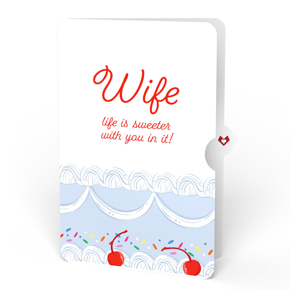 Sprinkled with Love Birthday Cake Pop-Up Card and Sentiment Set for Wife