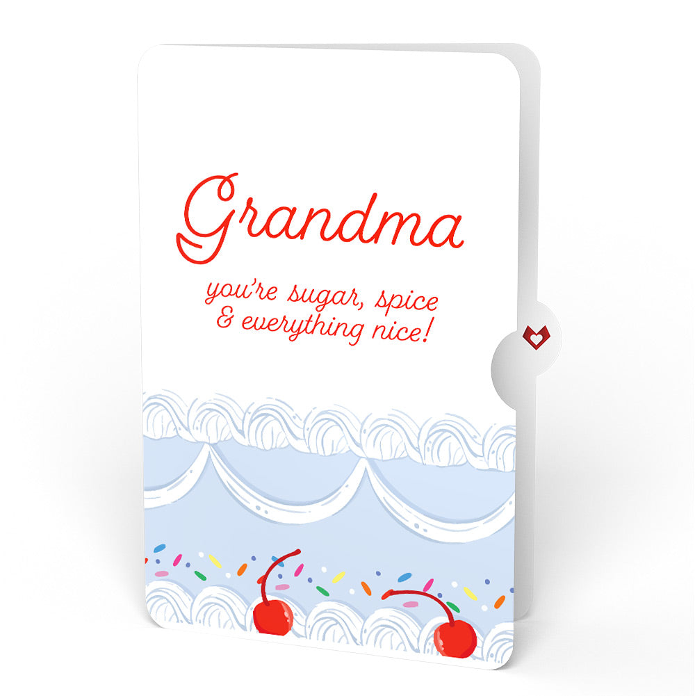 Sprinkled with Love Birthday Cake Pop-Up Card and Sentiment Set for Grandma
