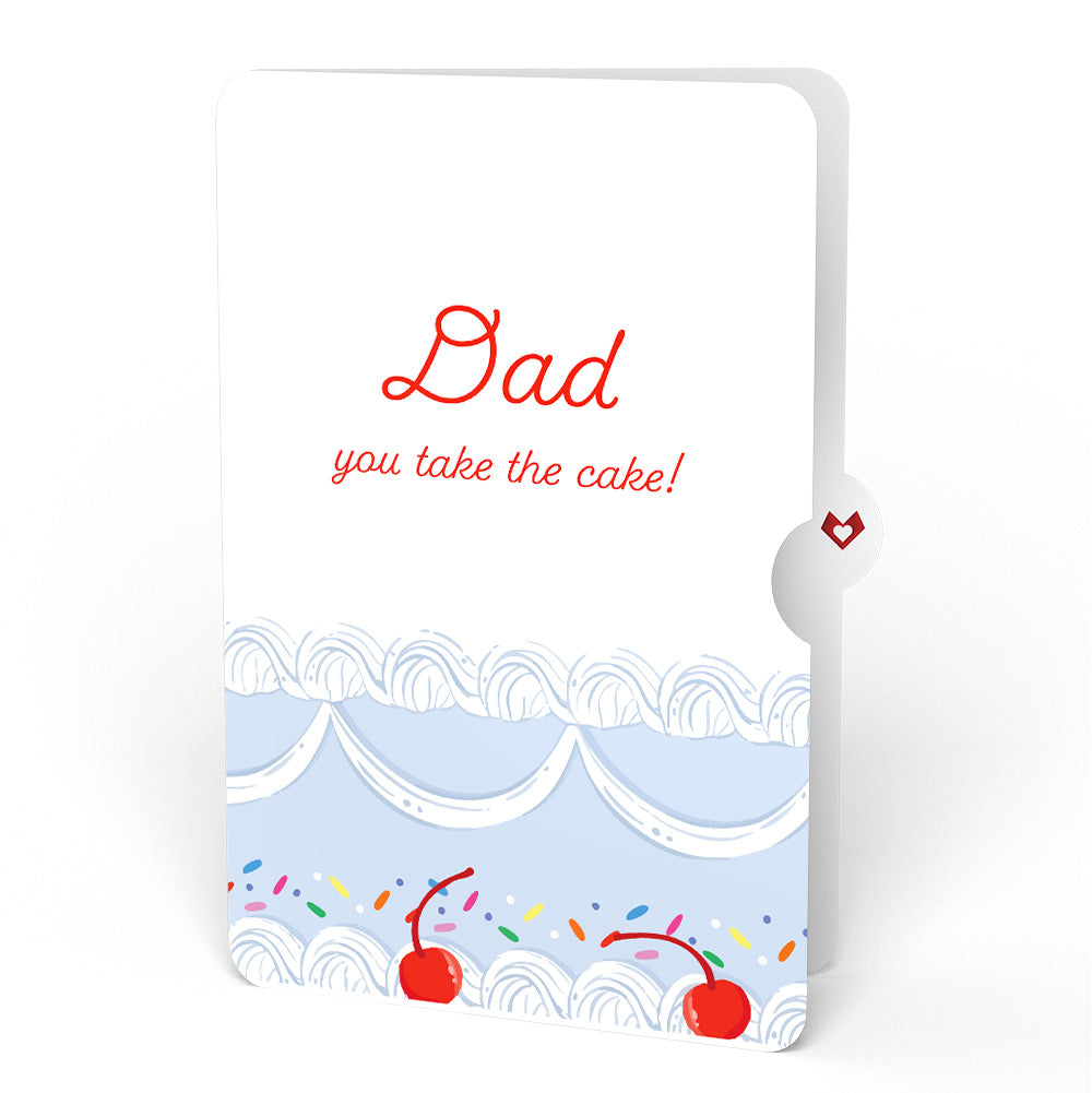 Sprinkled with Love Birthday Cake Pop-Up Card and Sentiment Set for Dad