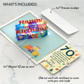Wishing You a Happy 70th Birthday Music and Lights Pop-Up Card and Sentiment Set