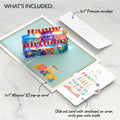 Wishing You a Happy Birthday Music and Lights Pop-Up Card and Sentiment Set for Grandma