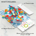 Happy 30th Birthday Balloons Music and Lights Pop-Up Card and Confetti Cake Sentiment Set