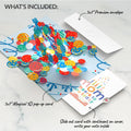 Happy Birthday Balloons Music and Lights Pop-Up Card and Sentiment Set for Mom