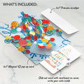 Happy Birthday Balloons Music and Lights Pop-Up Card and Sentiment Set for Grandma