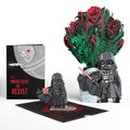 Star Wars™ Darth Vader™ Be Mine Pop-Up Card & Flower Buds Bouquet Bundle