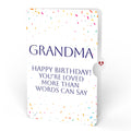 Wishing You a Happy Birthday Music and Lights Pop-Up Card and Loved More Than Words Sentiment Set for Grandma