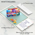 Wishing You a Happy Birthday Music and Lights Pop-Up Card and Sentiment Set for Father-in-law