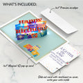 Wishing You a Happy Birthday Music and Lights Pop-Up Card and Sentiment Set for Daughter-in-law
