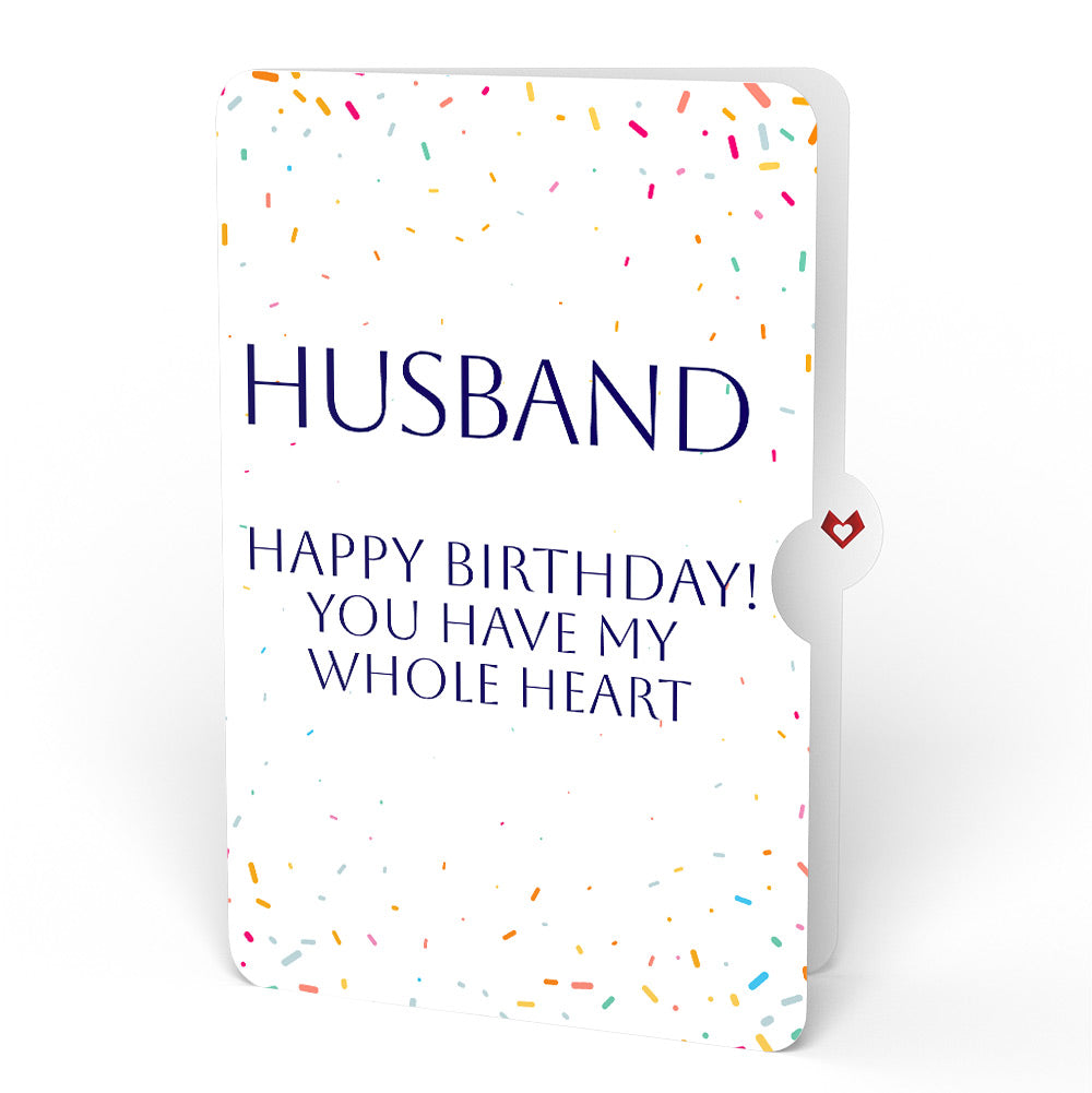 Wishing You a Happy Birthday Music and Lights Pop-Up Card and Sentiment Set for Husband