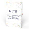Happy Birthday Confetti Cake Music and Lights Pop-Up Card and Sentiment Set for Bestie